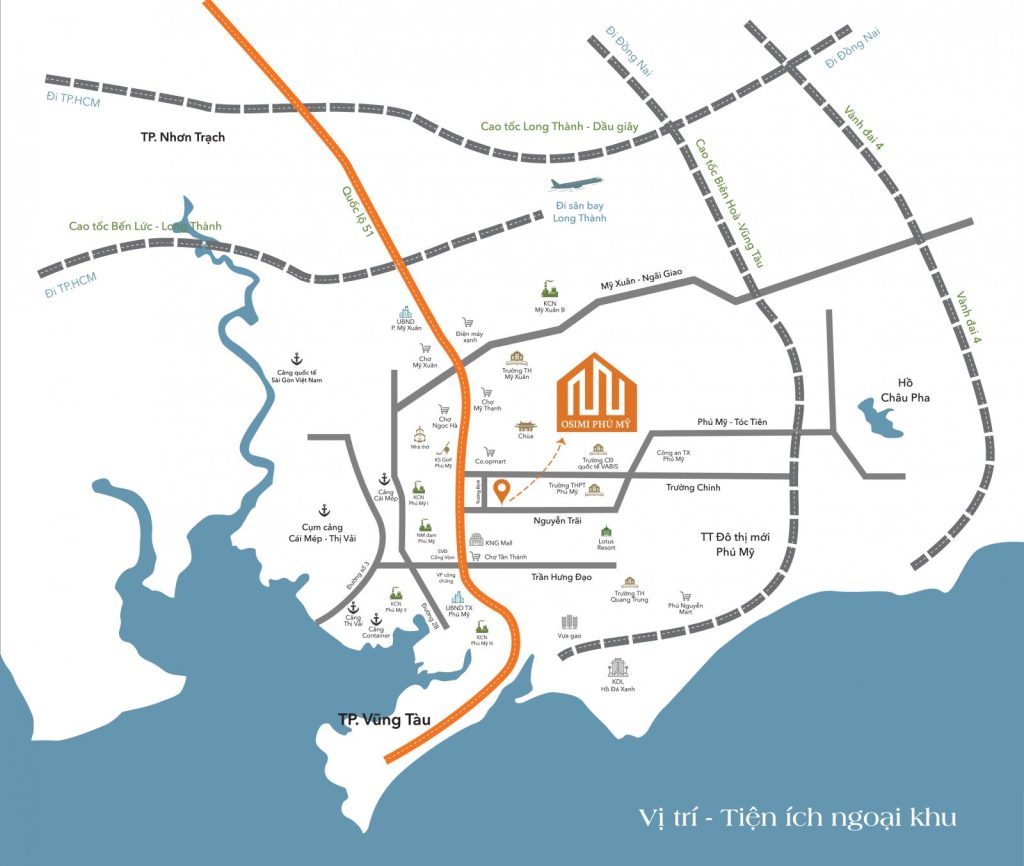 Vị trí Osimi Phú Mỹ