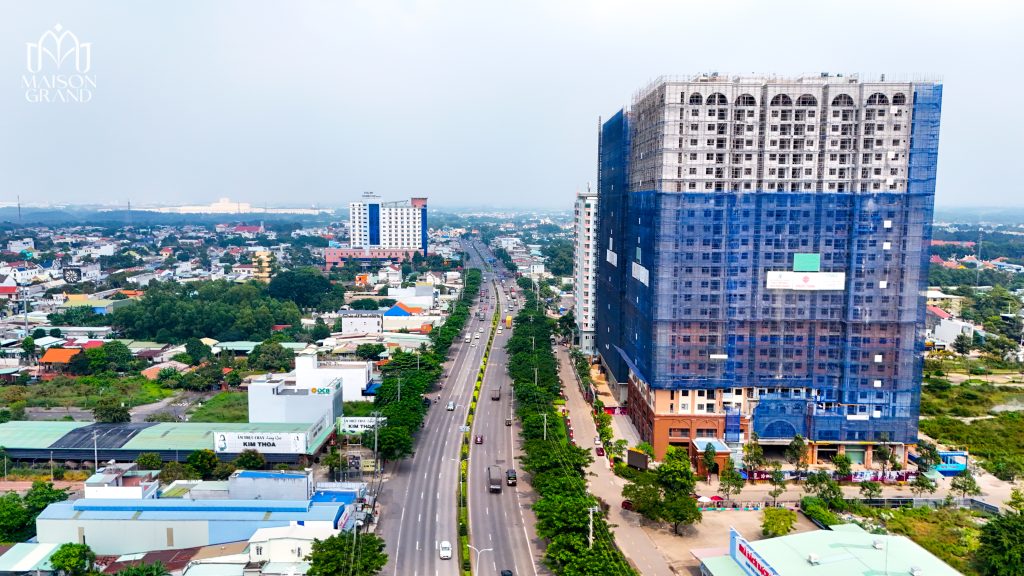 Dự án Maison Grand đang trong quá trình hoàn thiện